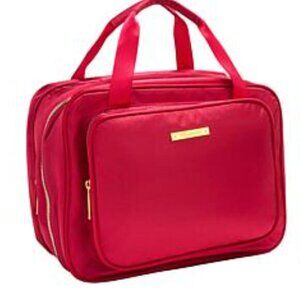 Joy Clean And Chic Expandable Toiletry Case Lipstick Red NWT